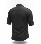 Men Black Utility Shirt