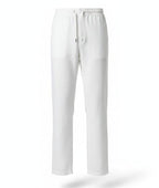 Men White Relaxed Summer Pants