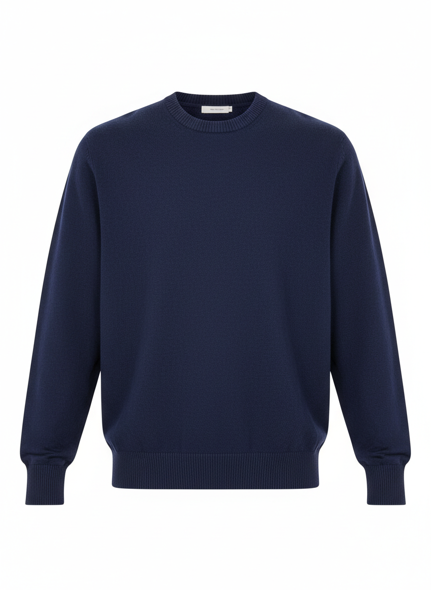 Women's Navy Crewneck Sweater